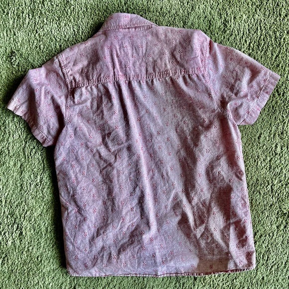 Native Youth Short Sleeve dress shirt Button Down Pink Small - Picture 6 of 6